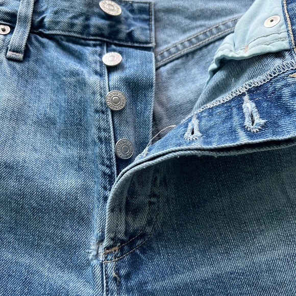 Citizens of humanity light wash high waisted straight jeans - Picture 3 of 3